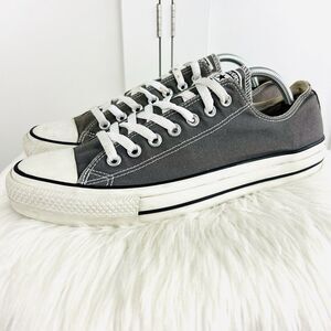 Converse Chuck Taylor All Star Seasonal Ox Charcoal Gray Low Top Sneakers Men 11